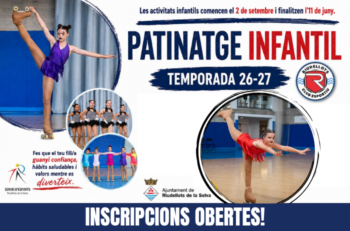Obertes les inscripcions a l’Escola de Patinatge – Temporada 2026-2027