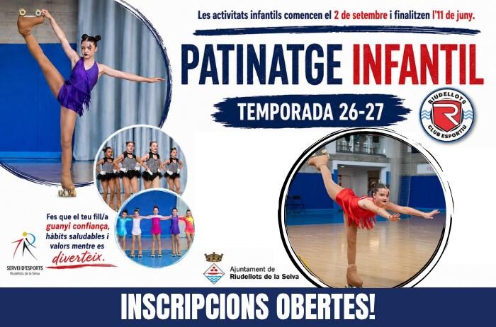 Obertes les inscripcions a l’Escola de Patinatge – Temporada 2026-2027