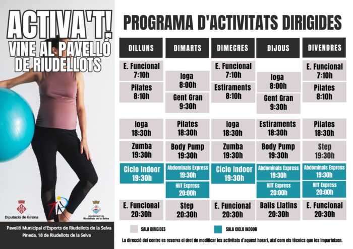 Apunta’t avui mateix i viu l’esport a Riudellots!