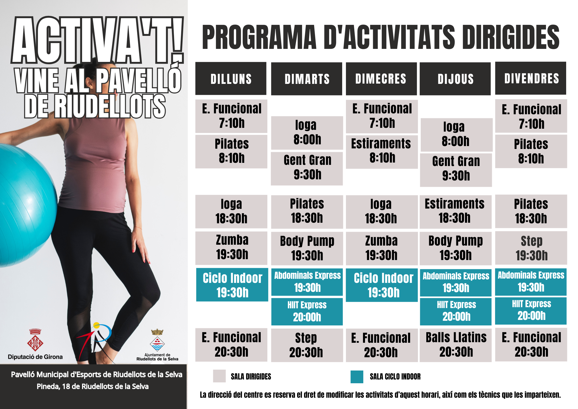 Nou programa d’activitats dirigides 2025-2026