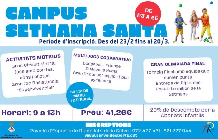 Campus Setmana Santa 2026