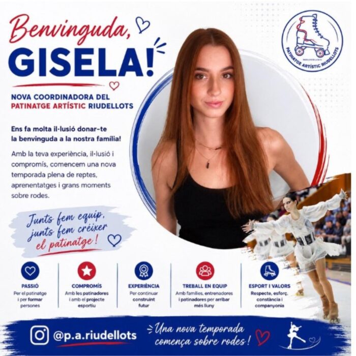 Gisela Romera s’incorpora com a nova coordinadora del Patinatge Artístic Riudellots