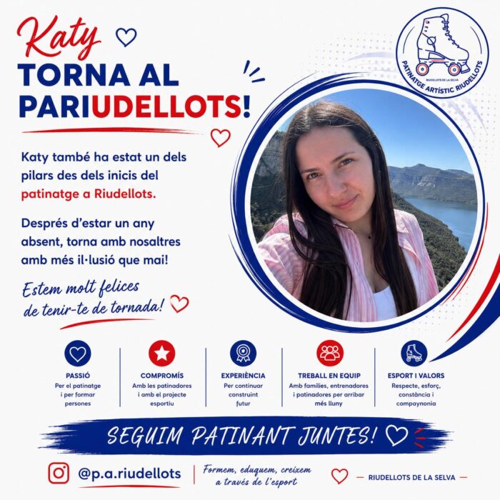 Hi ha persones que deixen empremta… i la Katy n’és una d’elles.