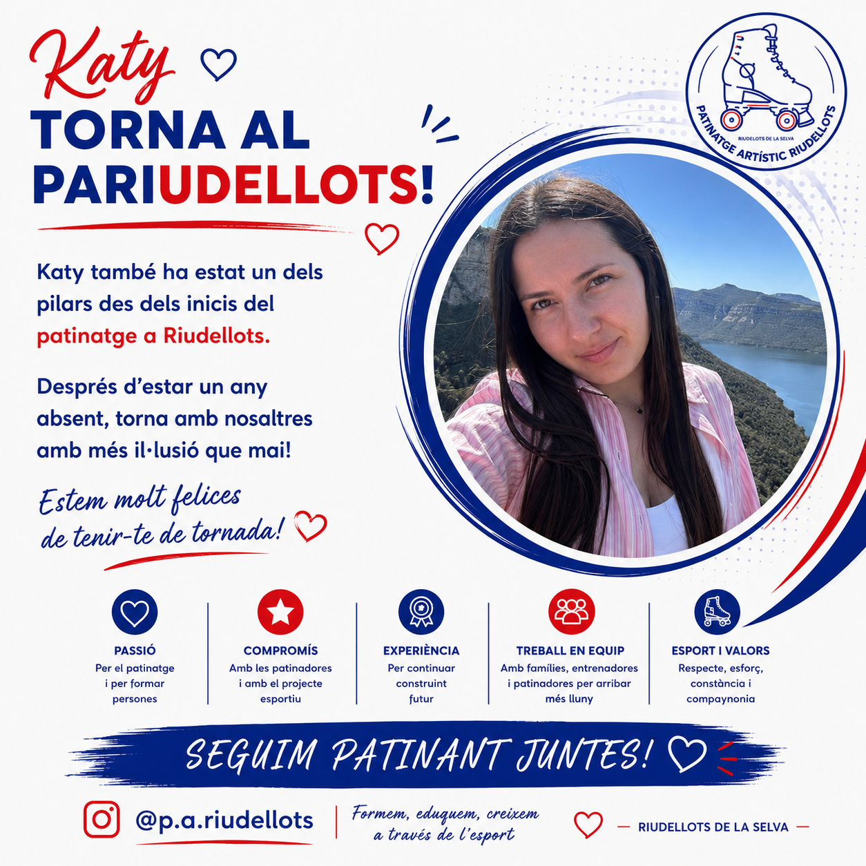 Hi ha persones que deixen empremta… i la Katy n’és una d’elles.
